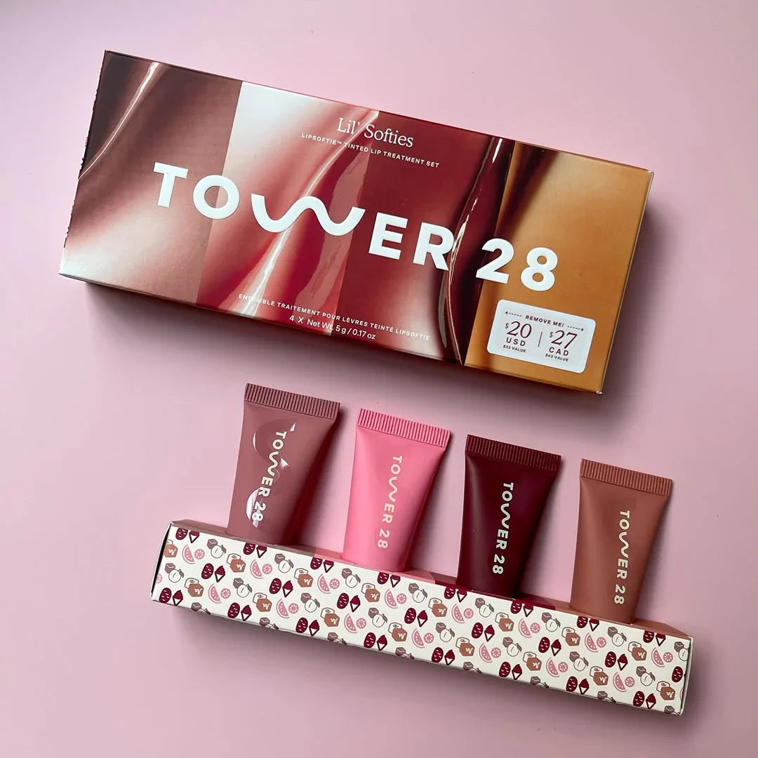 Tower 28 Mini Lil Softies Tinted Lip Treatment Set