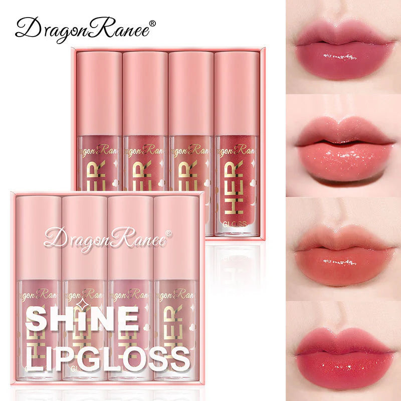 Dragon Ranee 4 Pcs Shine Lipgloss Set