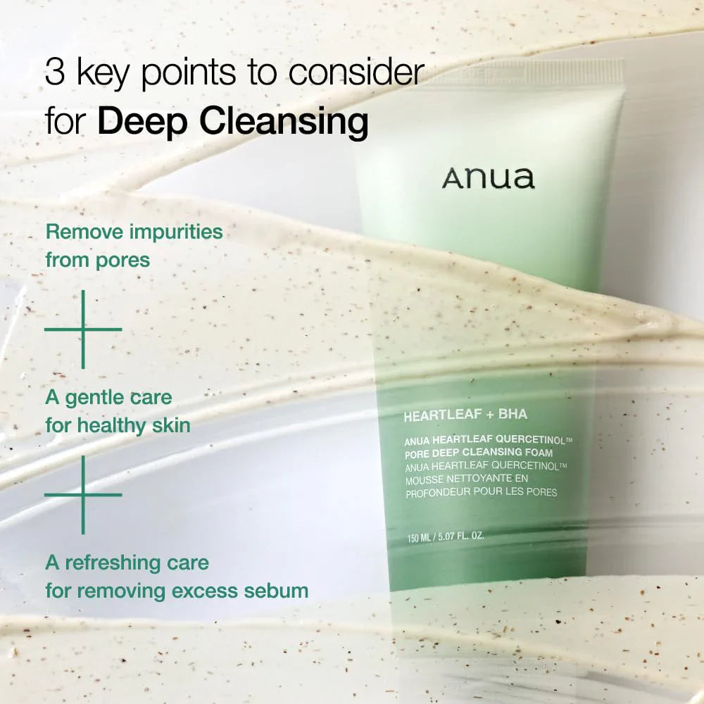 Anua Heartleaf Pore Deep Cleansing Foam - 150 ml