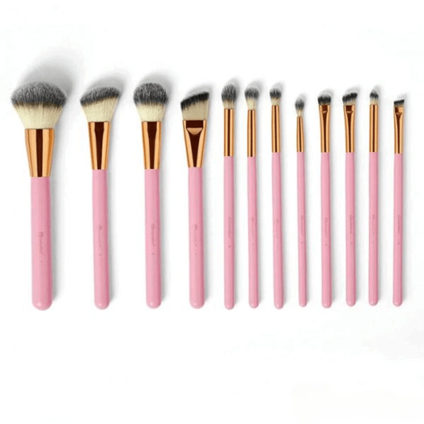 BH Cosmetics Pink Studded Elegance 12 Piece Brush Set