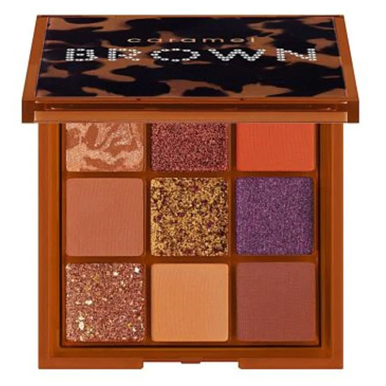 Hudamoji Caramel Brown Eyeshadow Palette