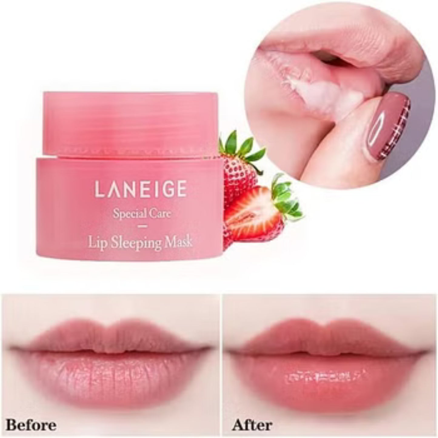 Mini Laneige Lip Sleeping Mask - Berry