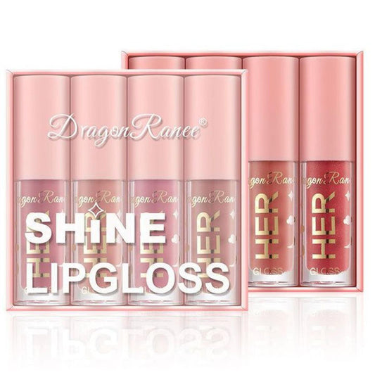 Dragon Ranee 4 Pcs Shine Lipgloss Set