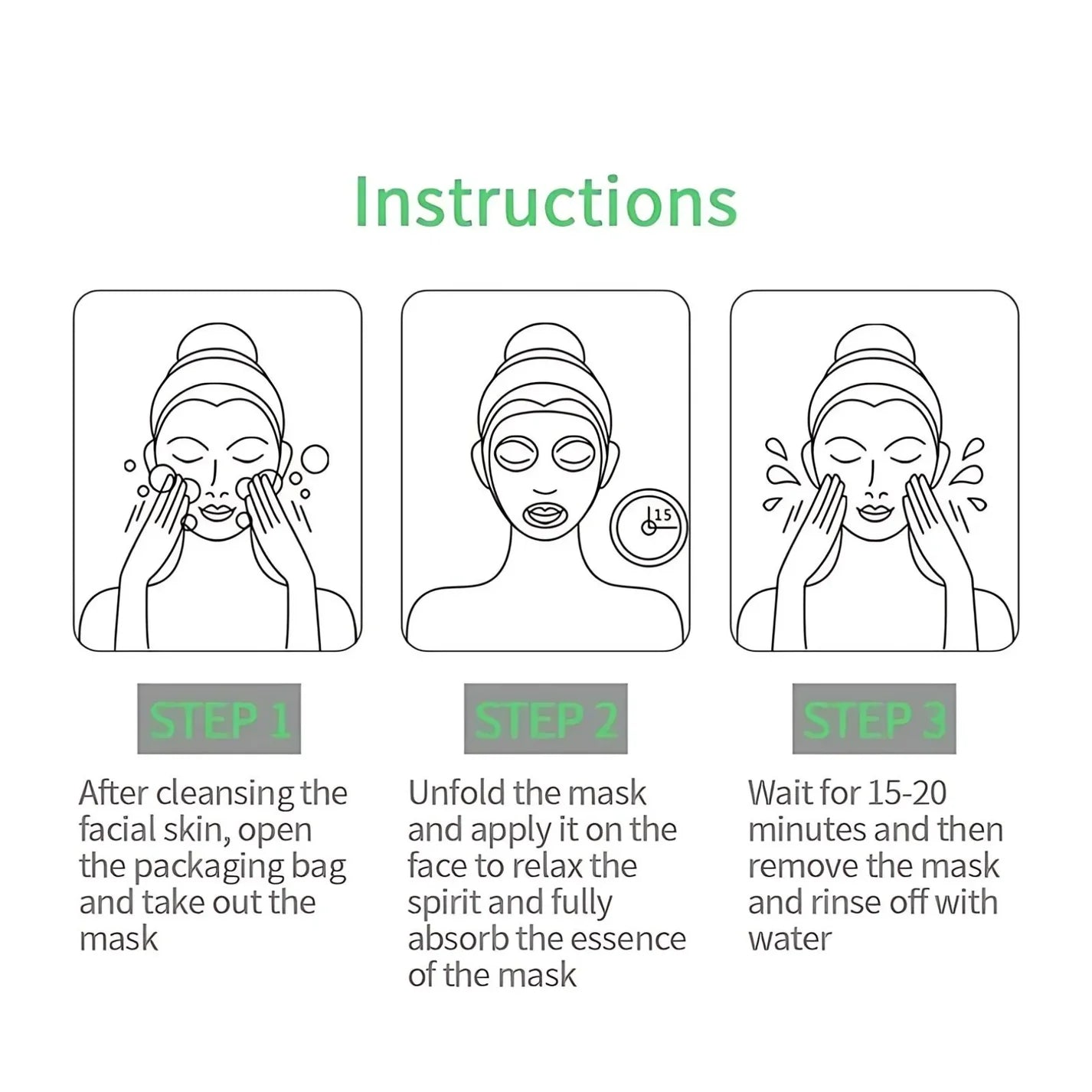 Bio Aqua 5 Pack Sheet Masks